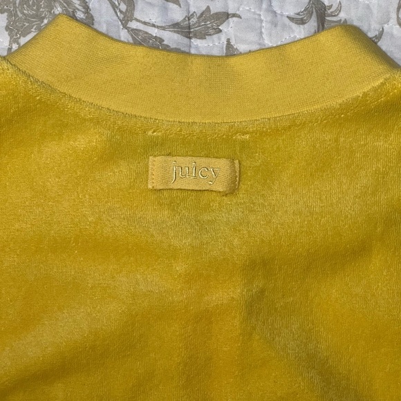 NWT Juicy Couture Black Label Terrycloth Oversized Track Jacket, size small Y2K - Picture 5 of 11